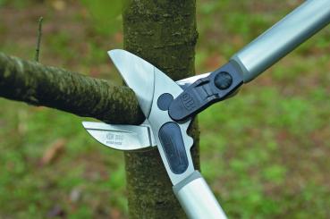 FELCO 230 Zweihand-Baum-, Reb-, Gartenschere | Astschere mit Kraftübersetzungssystem und geradem Amboss | Länge 80 cm | Anwendung